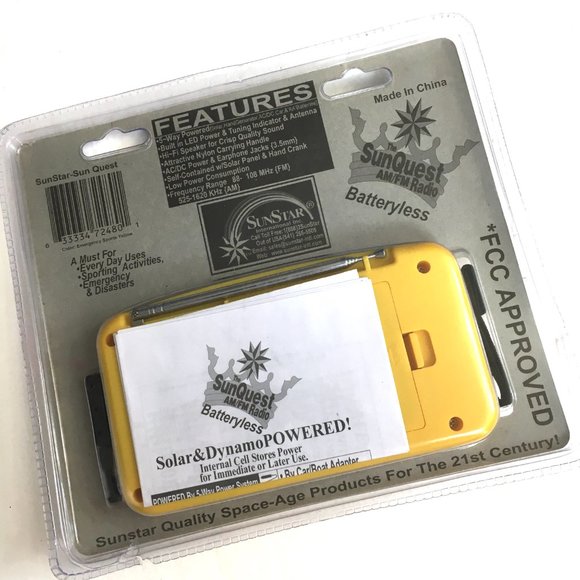 SunQuest AM/FM Radio 5 way power system Model SQ - Picture 12 of 14